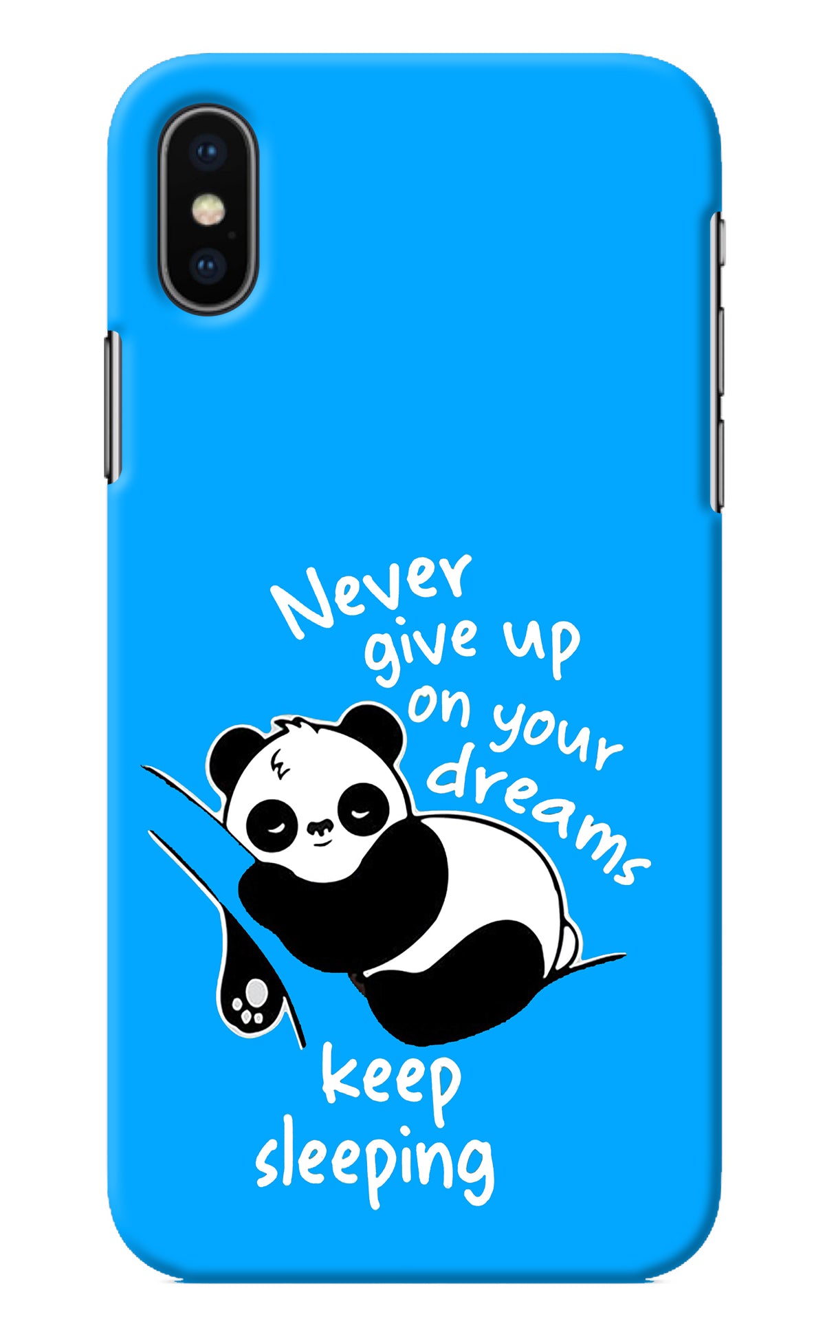 Keep Sleeping iPhone XS Back Cover