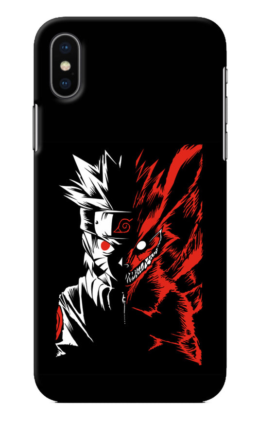Naruto Two Face iPhone XS Back Cover
