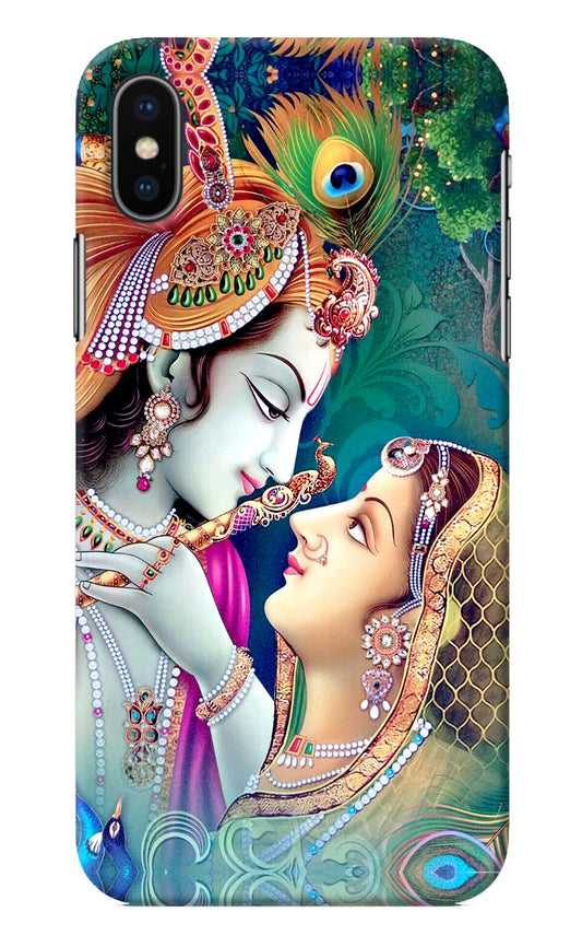 Lord Radha Krishna iPhone XS Back Cover