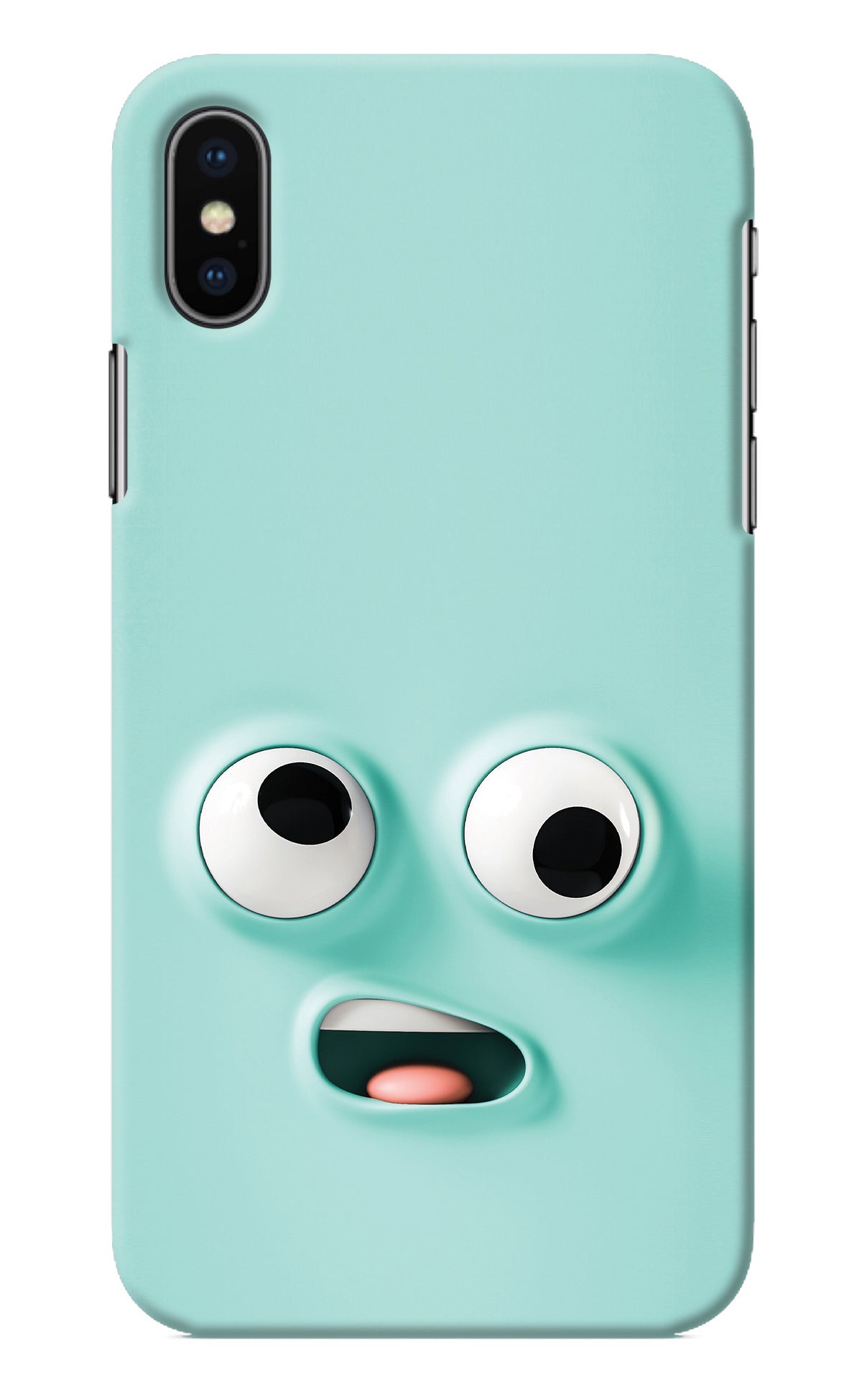 Funny Cartoon iPhone XS Back Cover