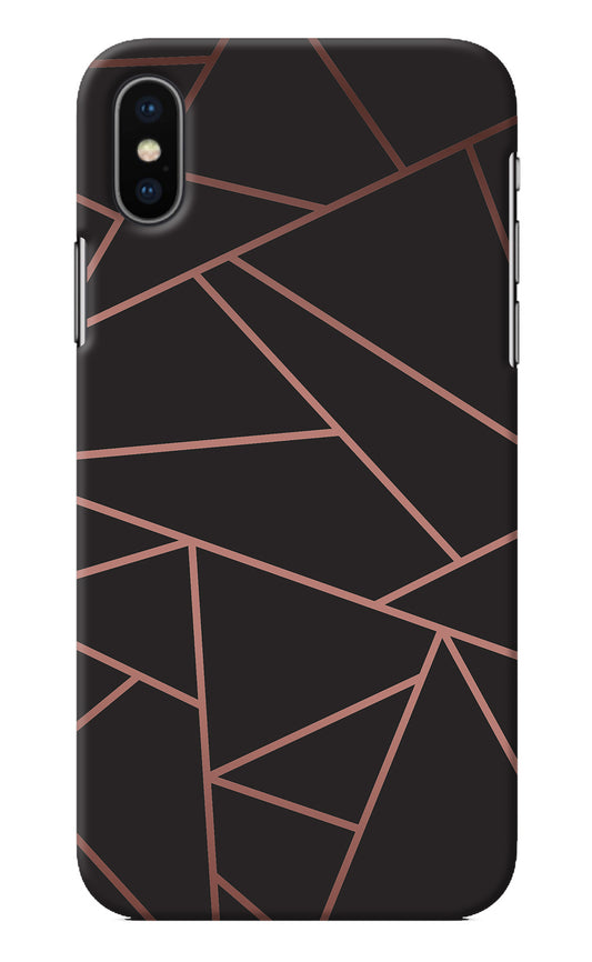 Geometric Pattern iPhone XS Back Cover