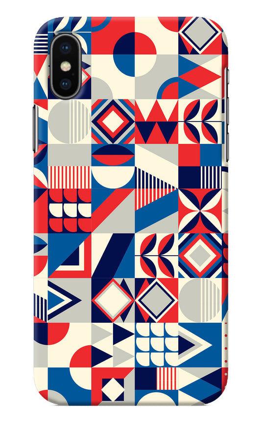 Colorful Pattern iPhone XS Back Cover