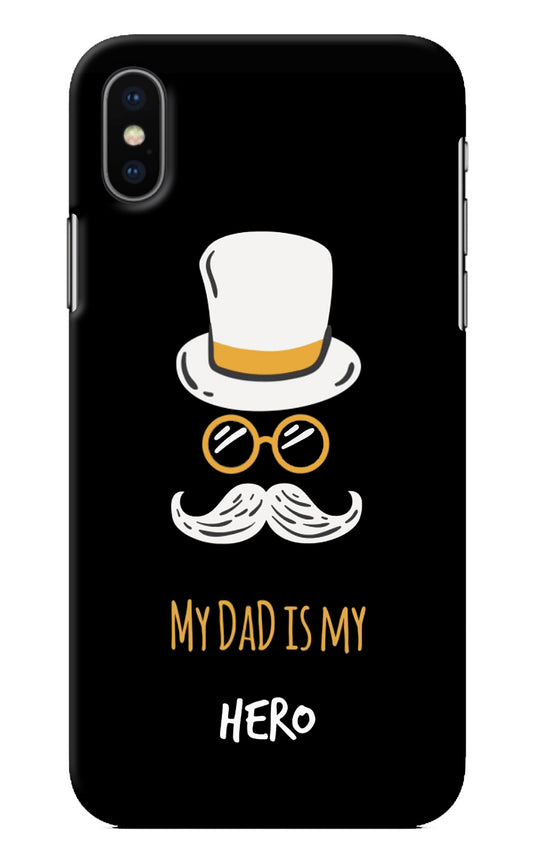 My Dad Is My Hero iPhone XS Back Cover