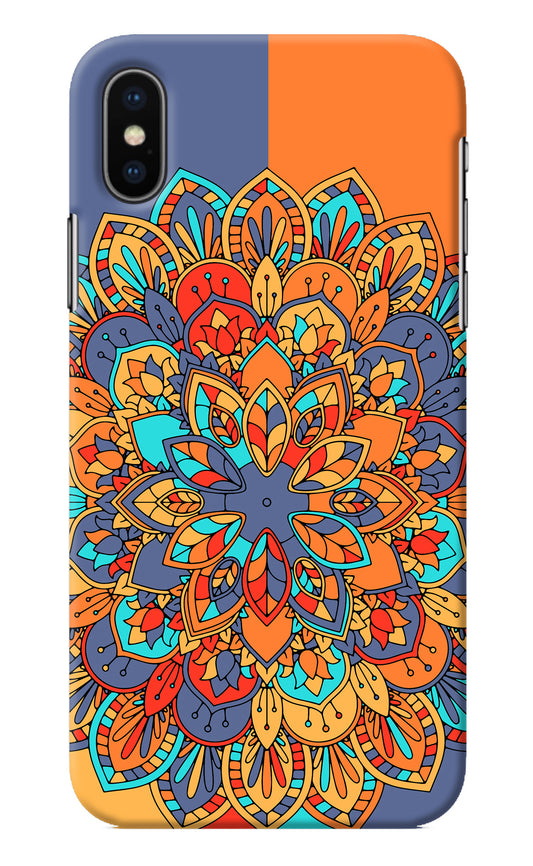 Color Mandala iPhone XS Back Cover