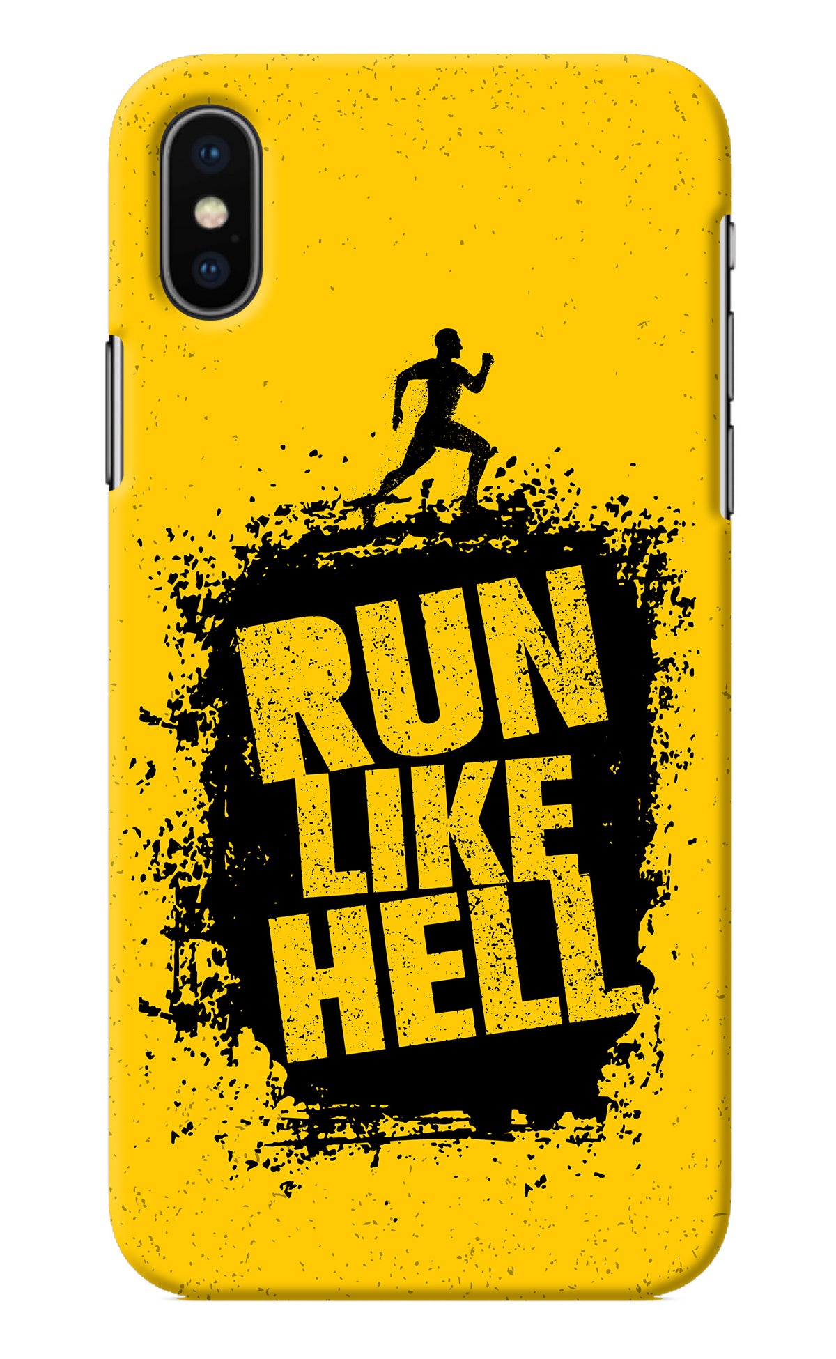 Run Like Hell iPhone XS Back Cover