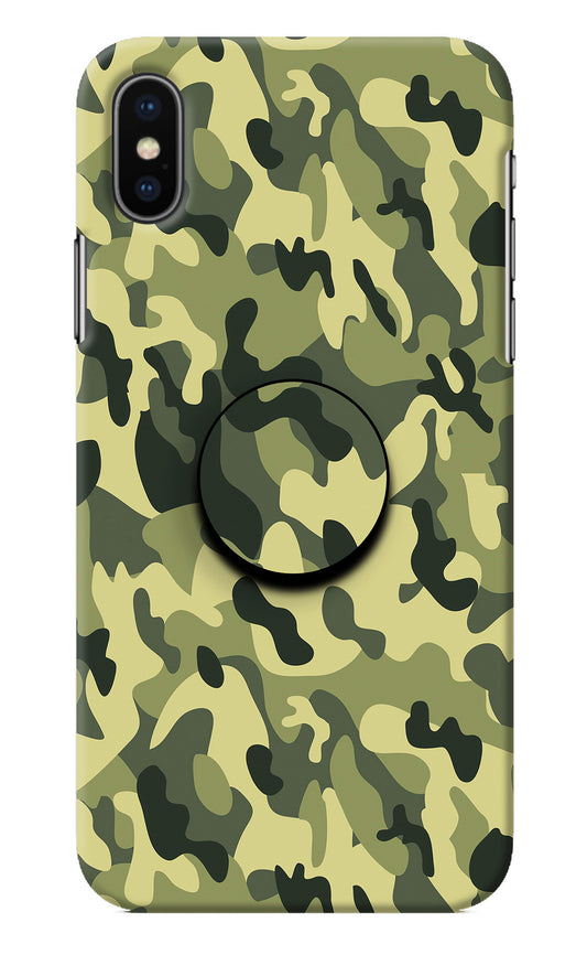 Camouflage iPhone XS Pop Case