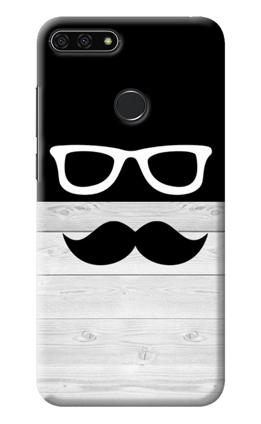 Mustache Honor 7A Back Cover