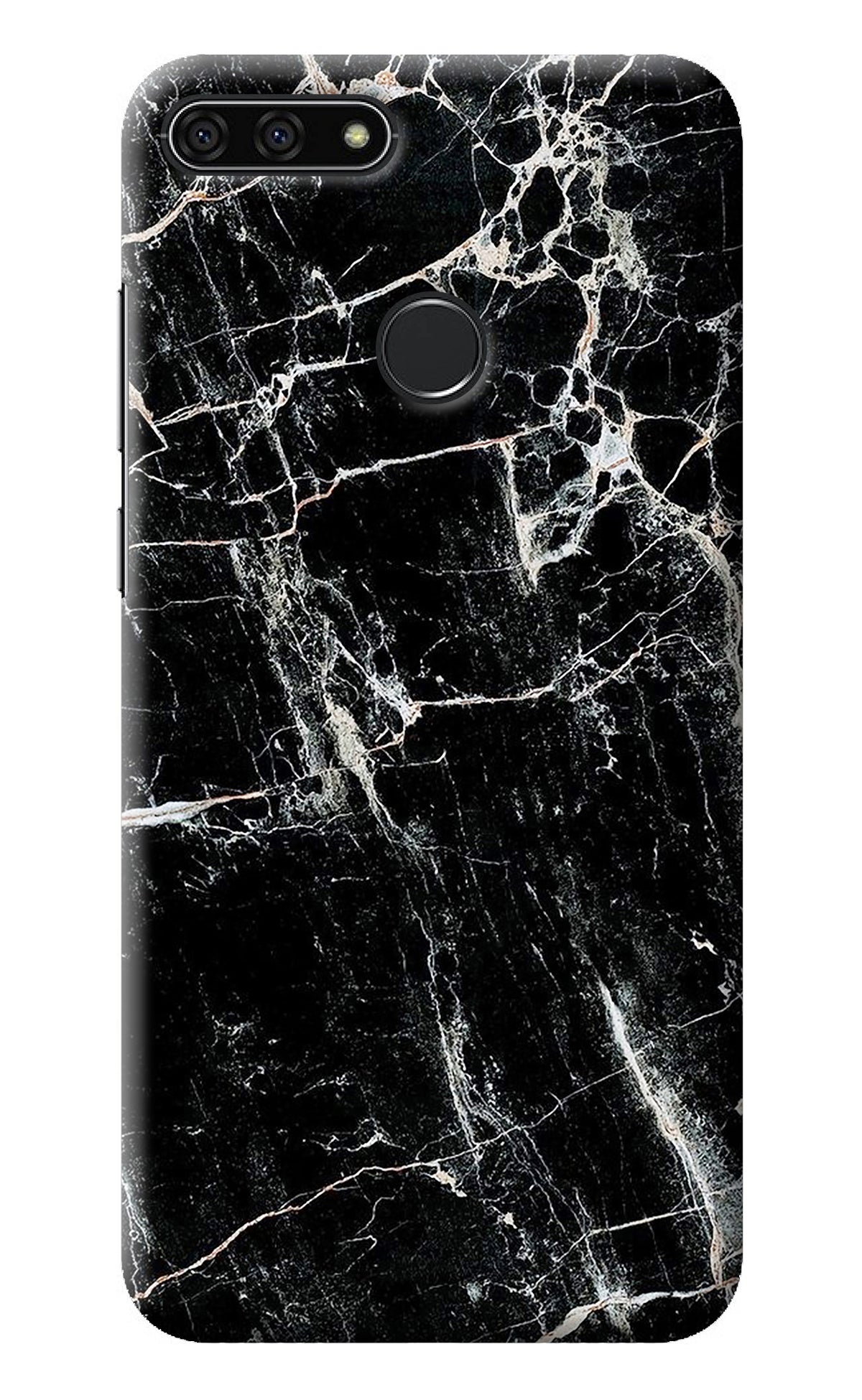 Black Marble Texture Honor 7A Back Cover