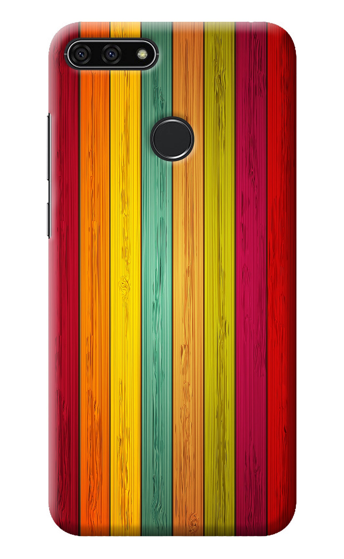 Multicolor Wooden Honor 7A Back Cover