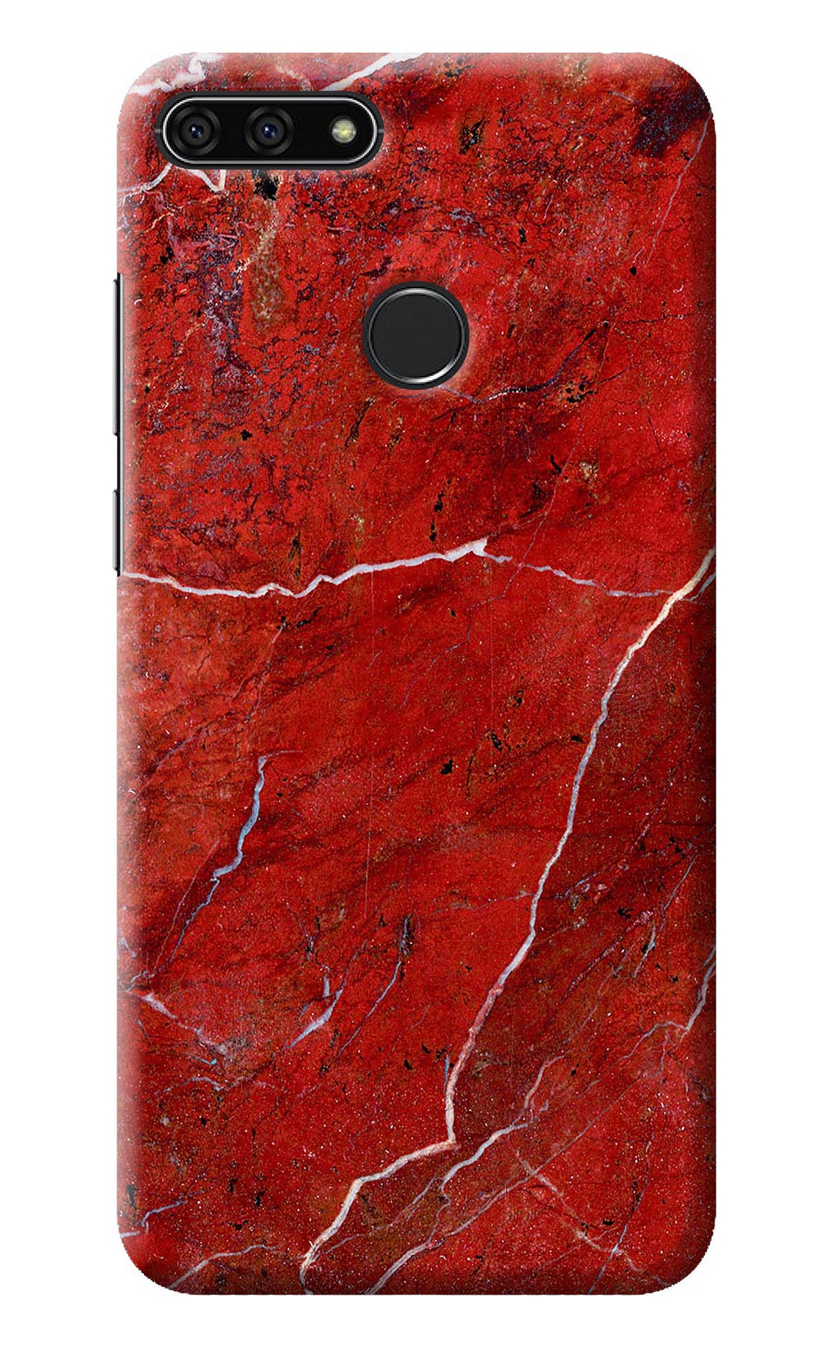 Red Marble Design Honor 7A Back Cover