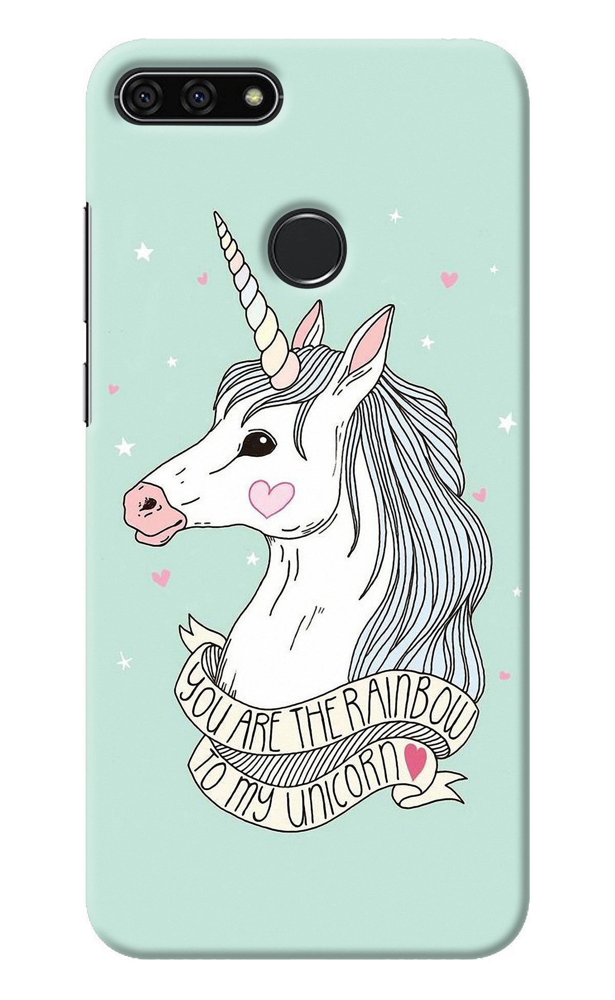 Unicorn Wallpaper Honor 7A Back Cover