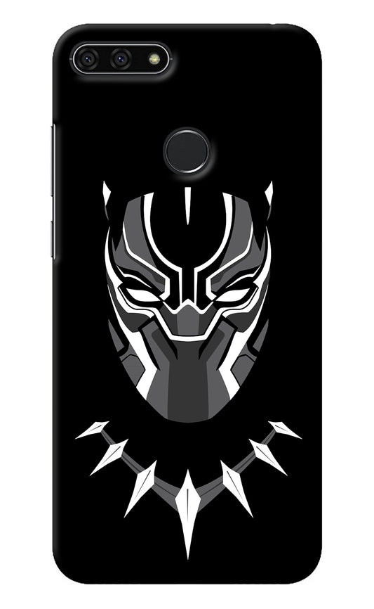 Black Panther Honor 7A Back Cover