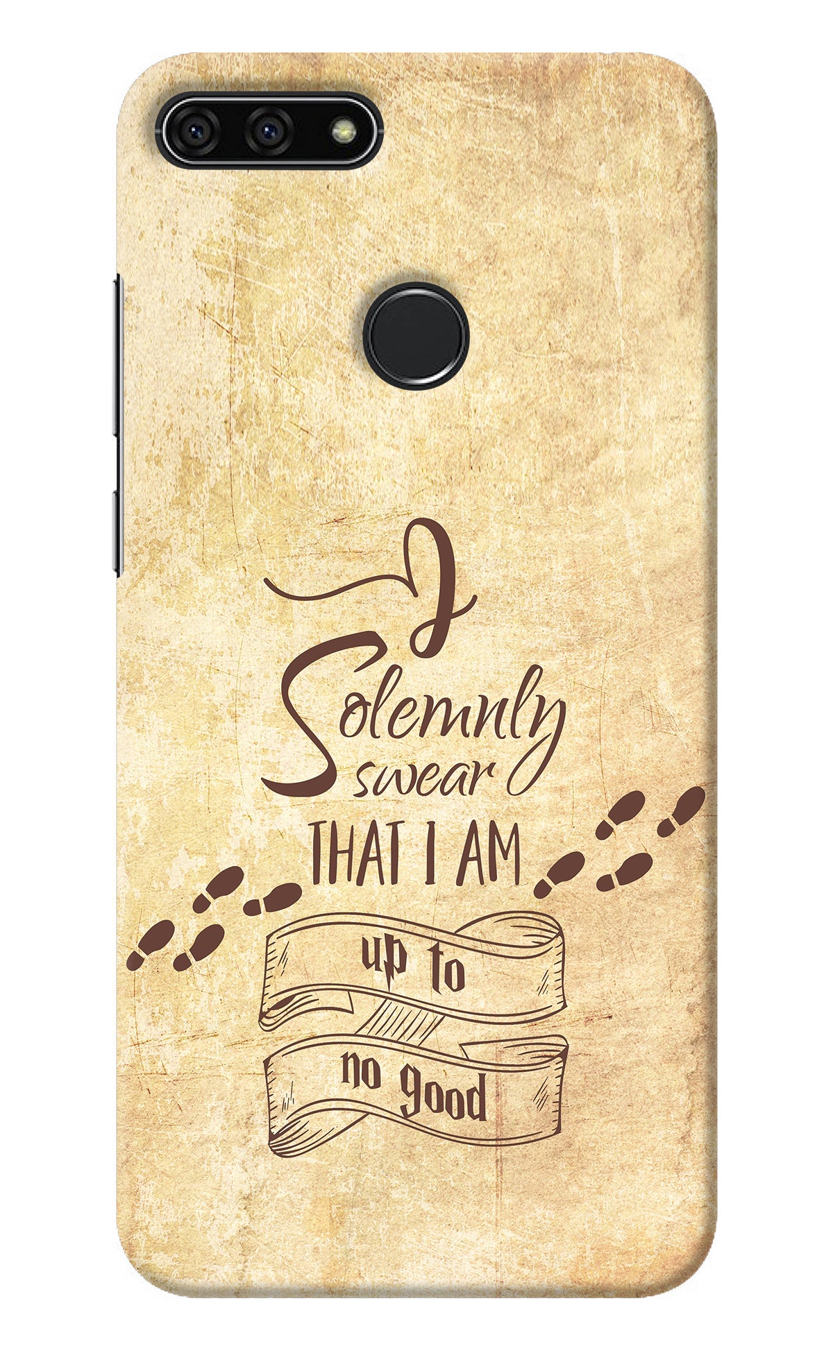 I Solemnly swear that i up to no good Honor 7A Back Cover