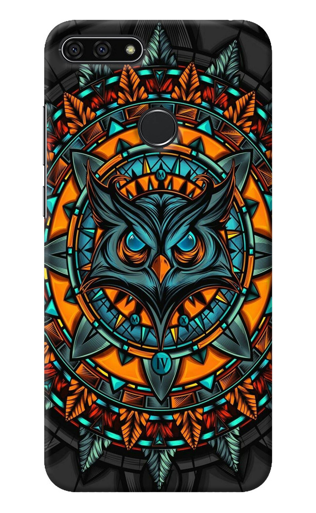 Angry Owl Art Honor 7A Back Cover