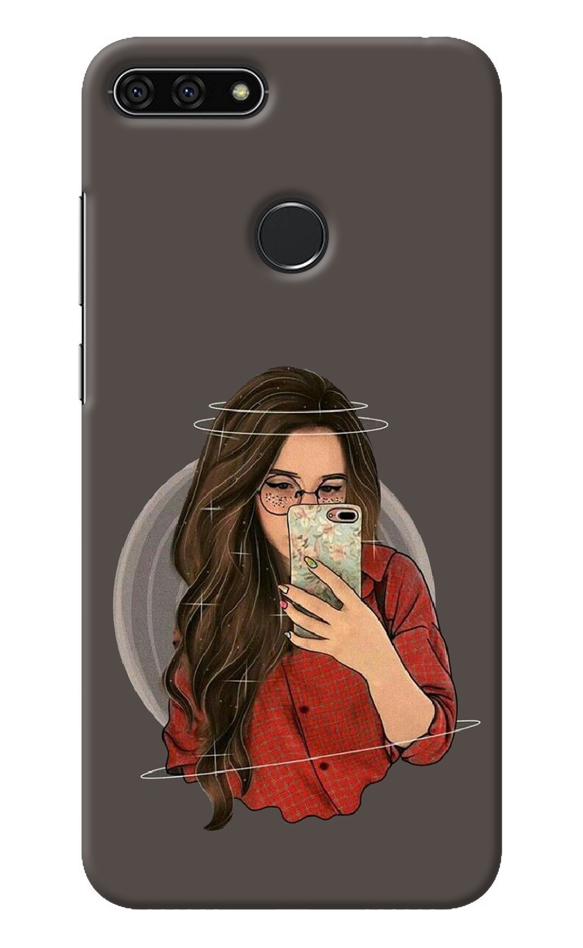 Selfie Queen Honor 7A Back Cover