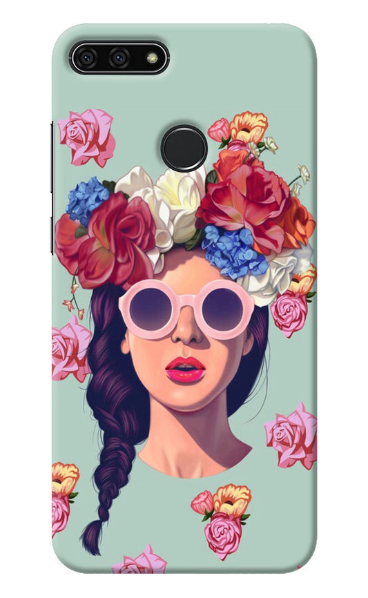 Pretty Girl Honor 7A Back Cover