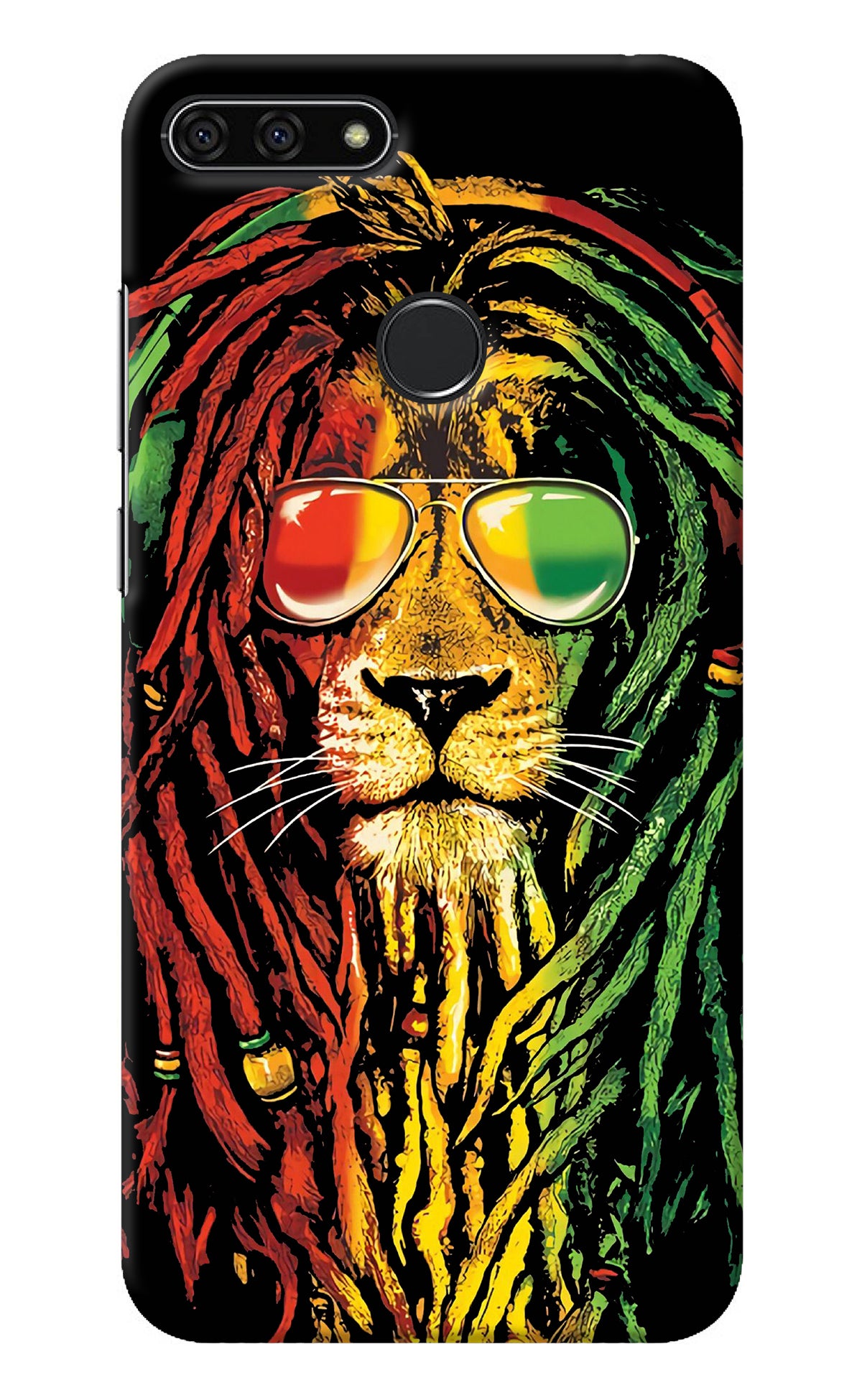 Rasta Lion Honor 7A Back Cover