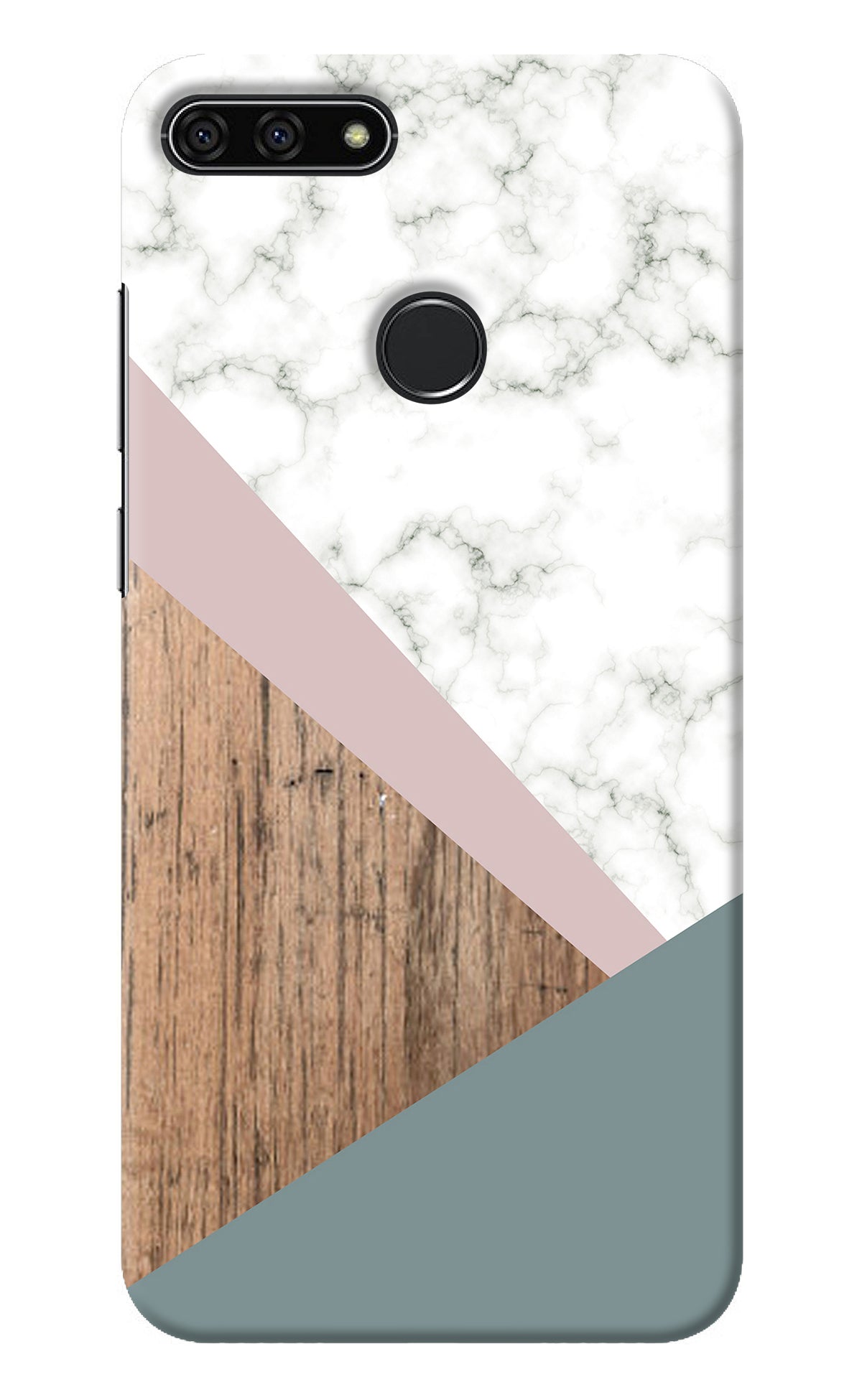 Marble wood Abstract Honor 7A Back Cover