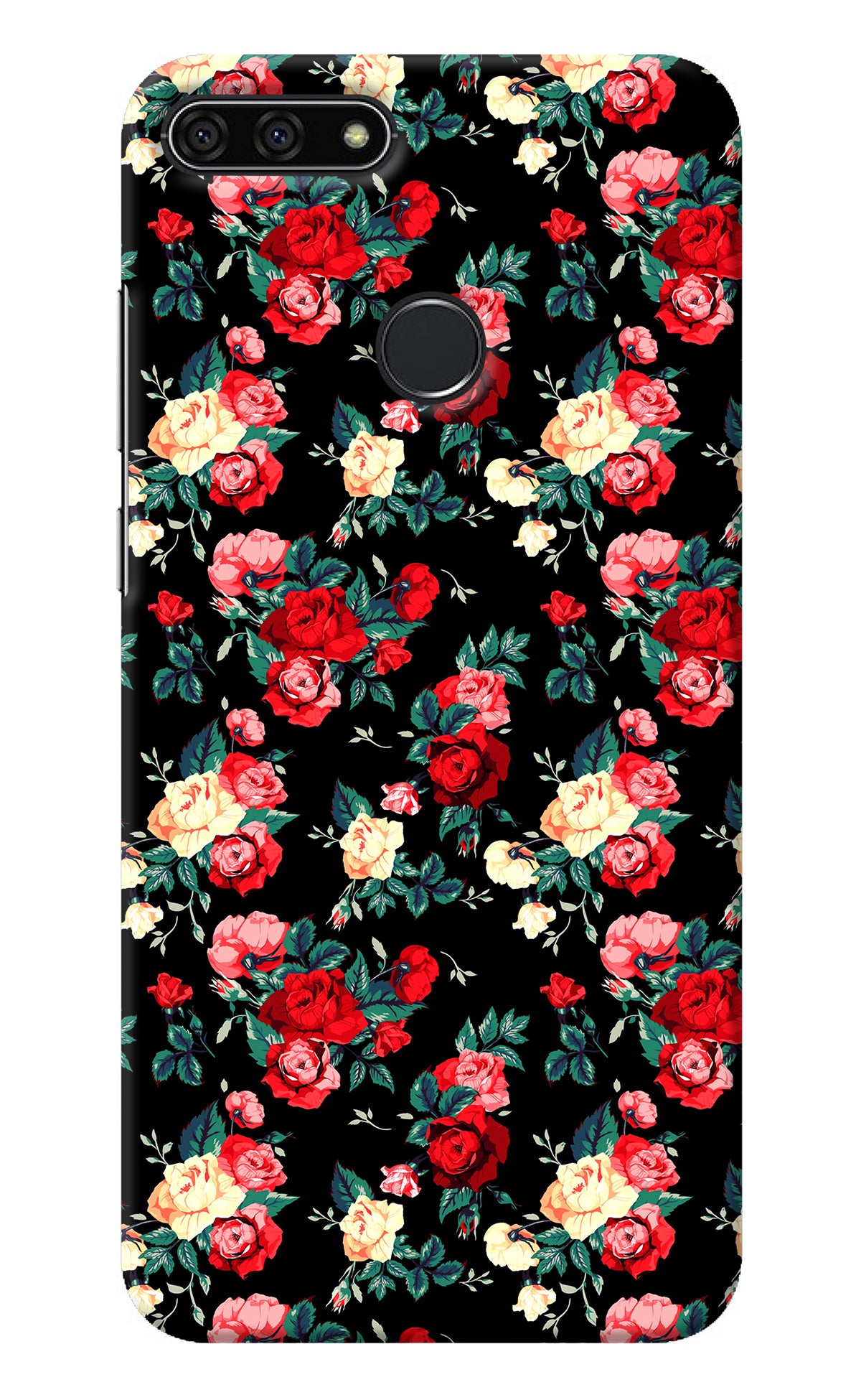 Rose Pattern Honor 7A Back Cover