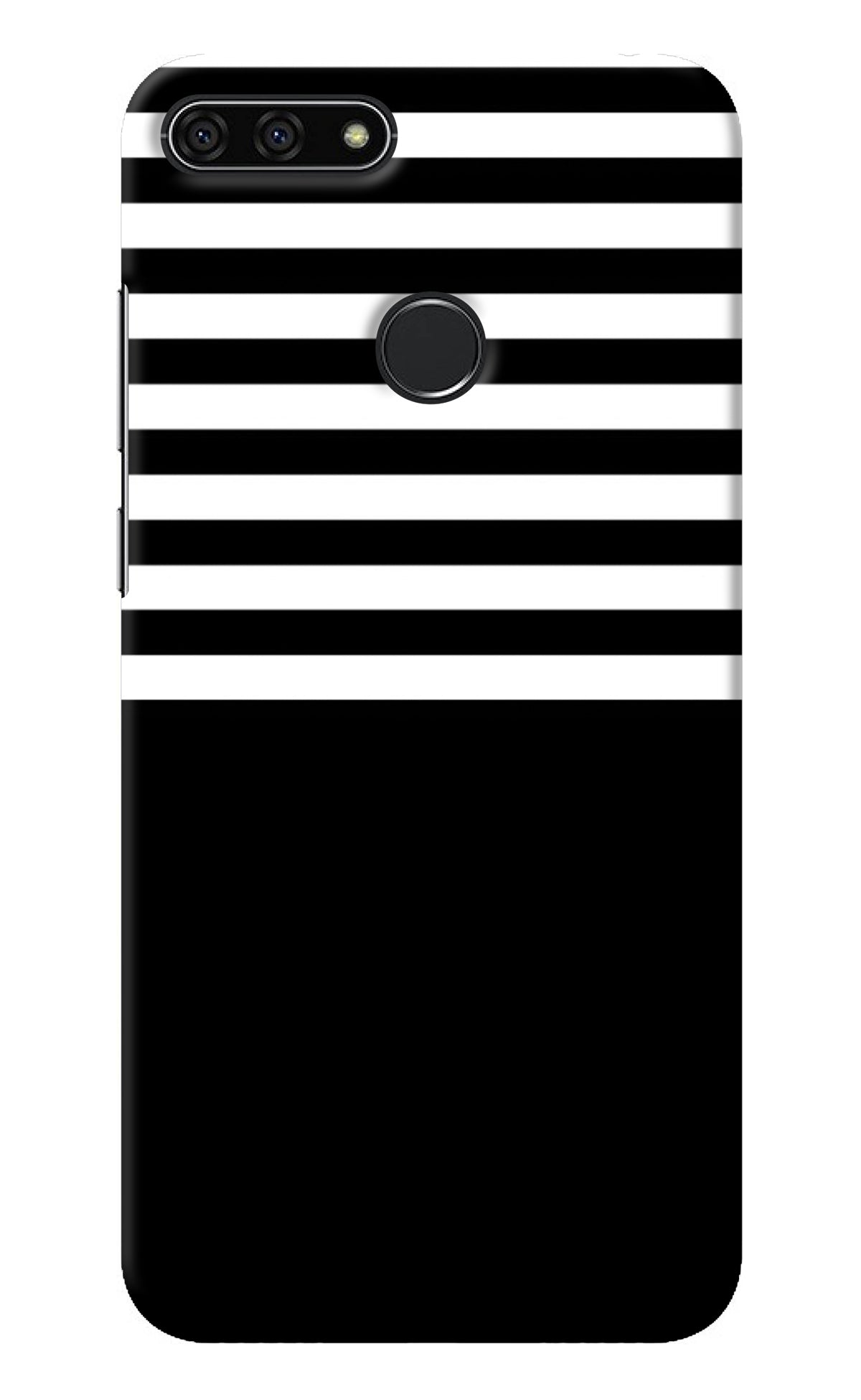 Black and White Print Honor 7A Back Cover