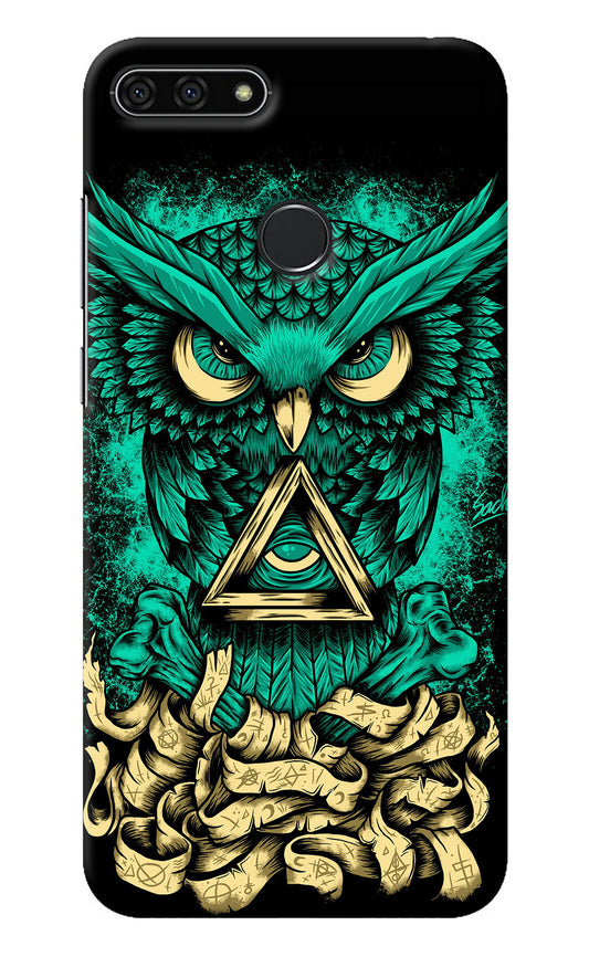 Green Owl Honor 7A Back Cover