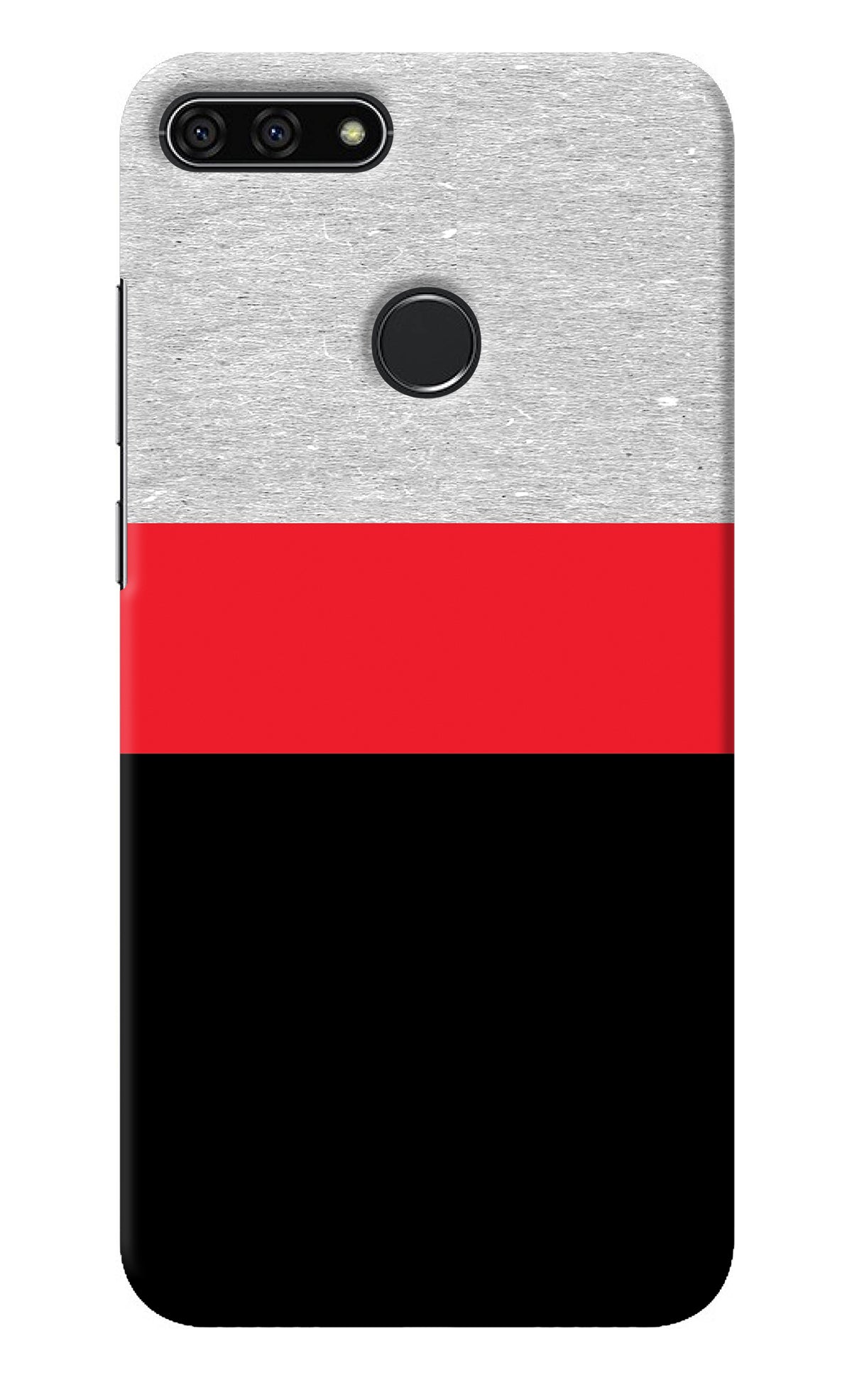 Tri Color Pattern Honor 7A Back Cover