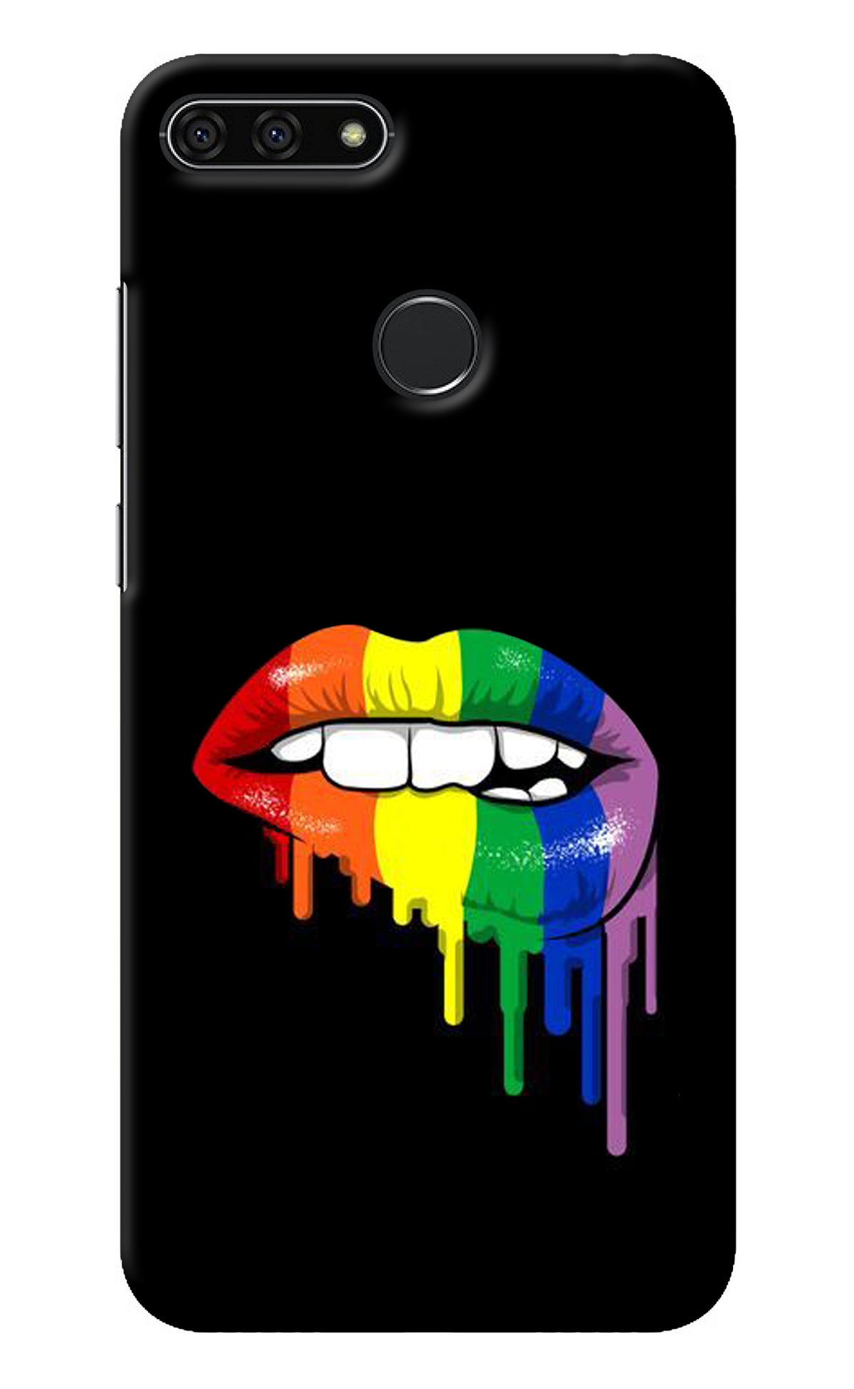 Lips Biting Honor 7A Back Cover