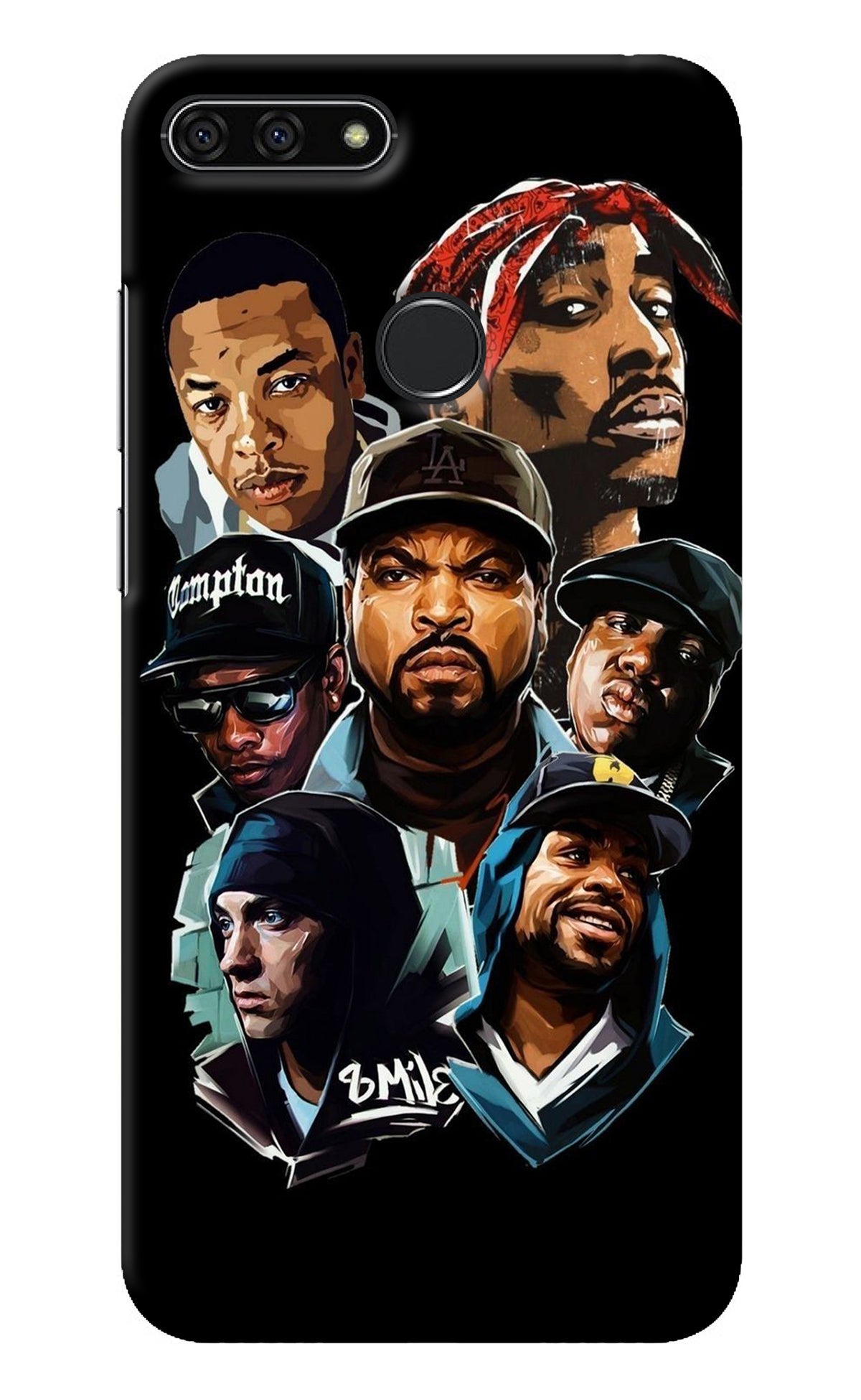 Rappers Honor 7A Back Cover