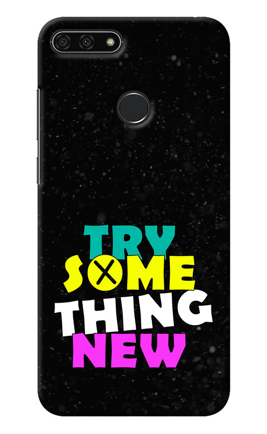 Try Something New Honor 7A Back Cover