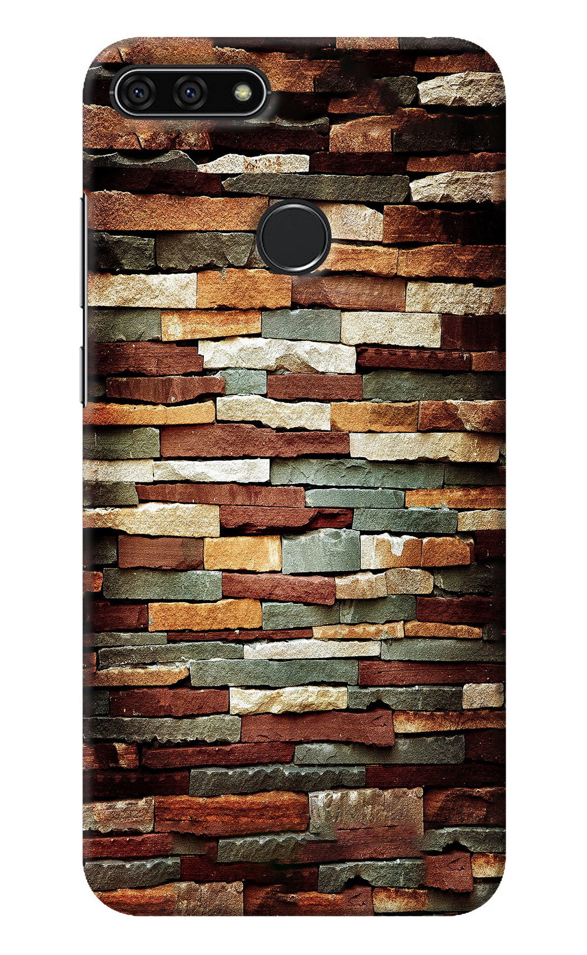 Bricks Pattern Honor 7A Back Cover