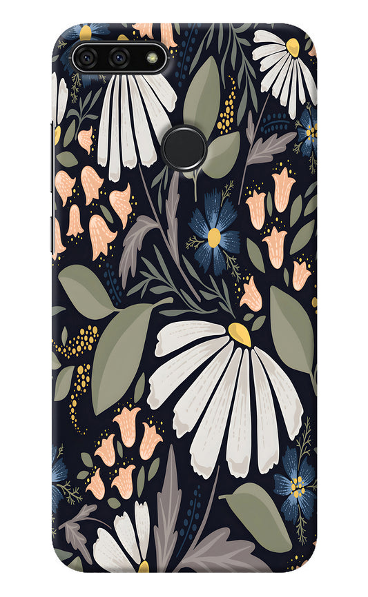 Flowers Art Honor 7A Back Cover