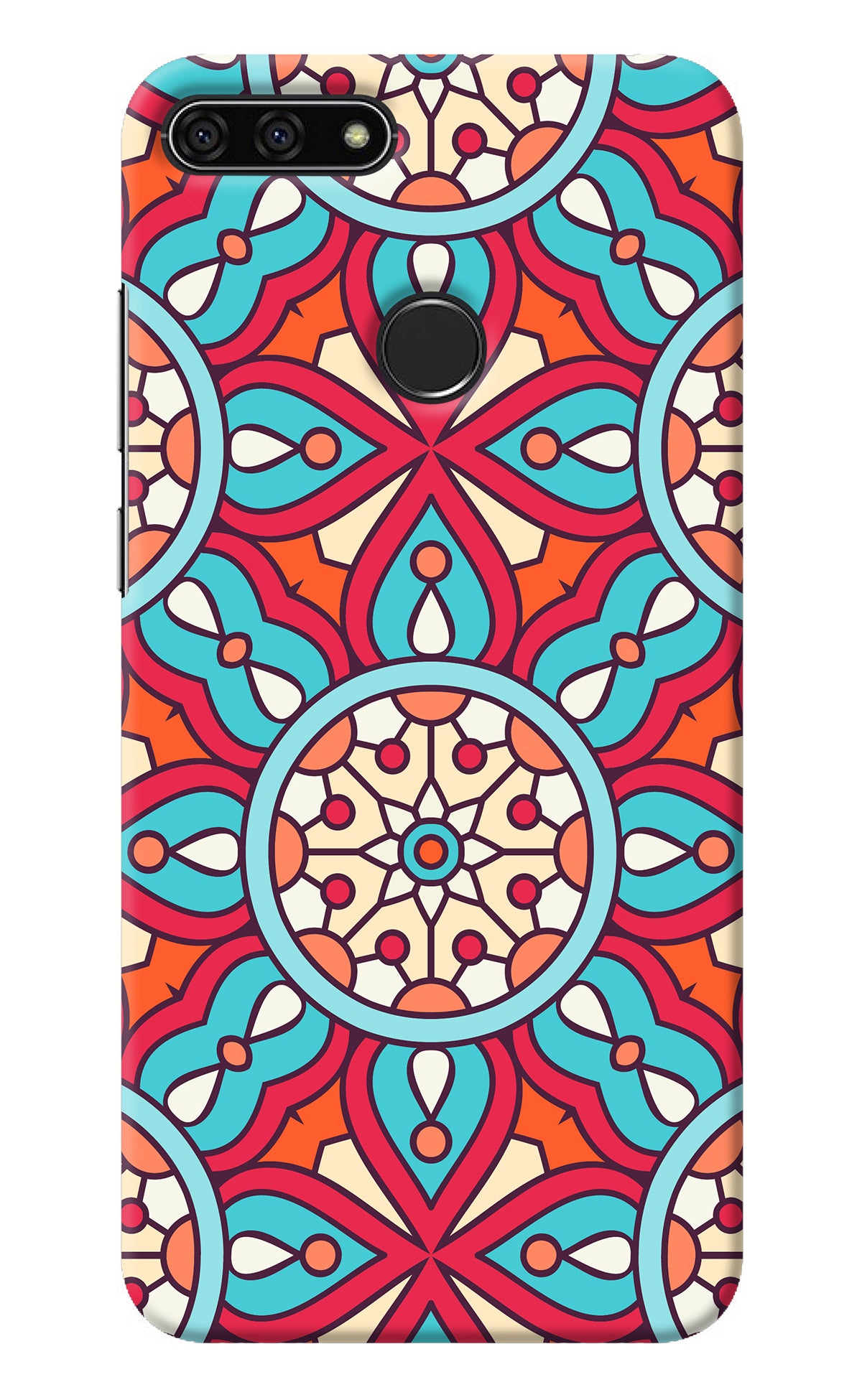 Mandala Geometric Honor 7A Back Cover