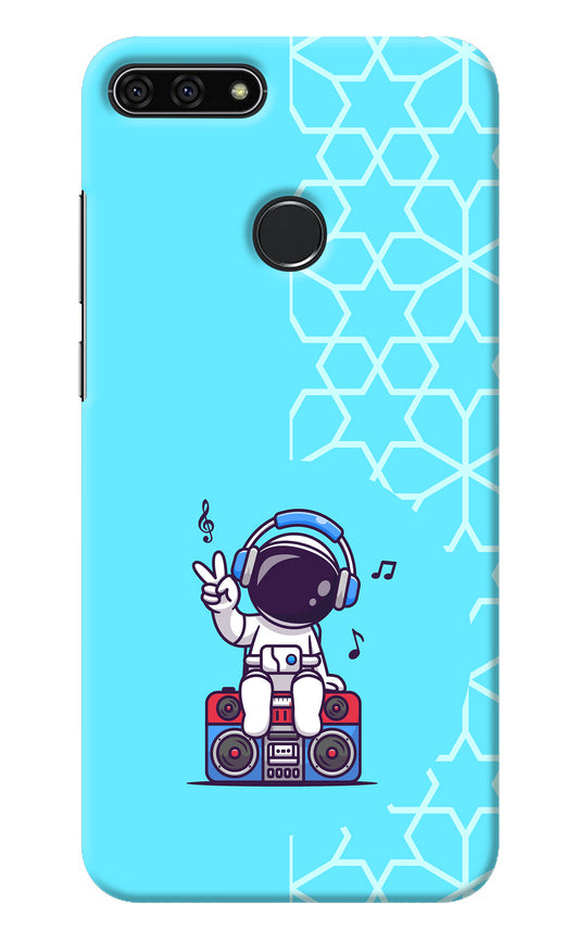 Cute Astronaut Chilling Honor 7A Back Cover