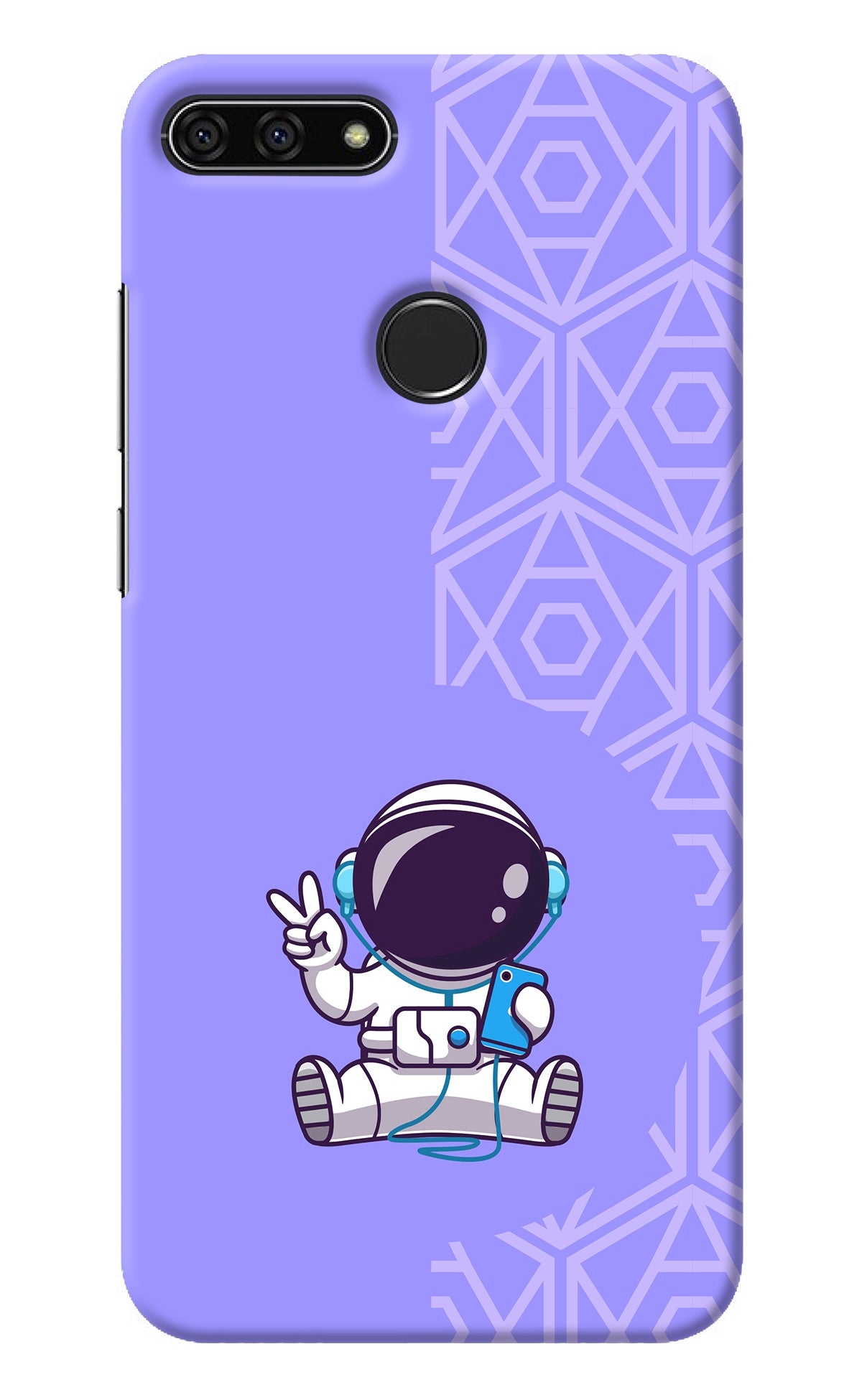 Cute Astronaut Chilling Honor 7A Back Cover