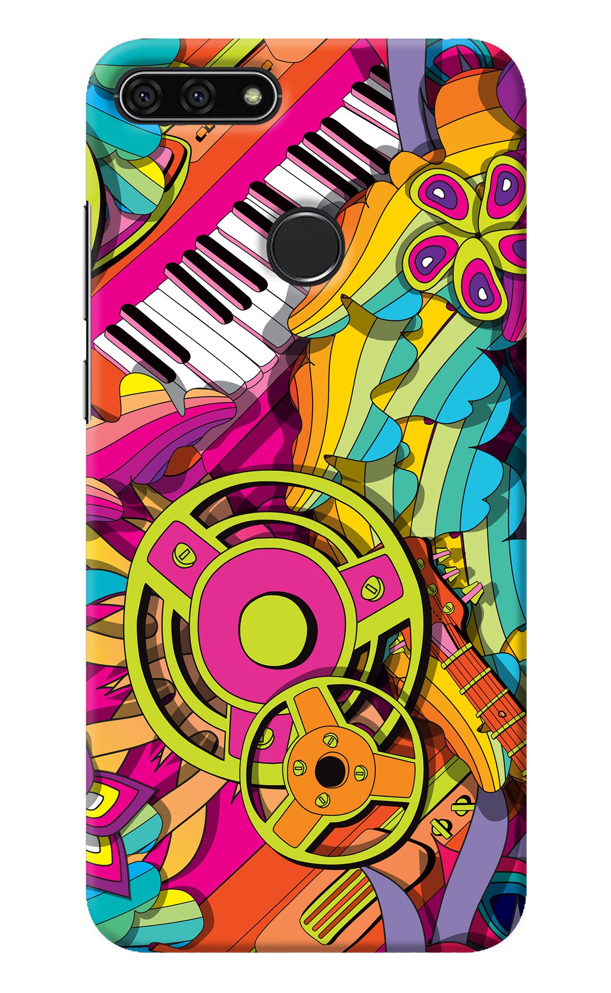 Music Doodle Honor 7A Back Cover