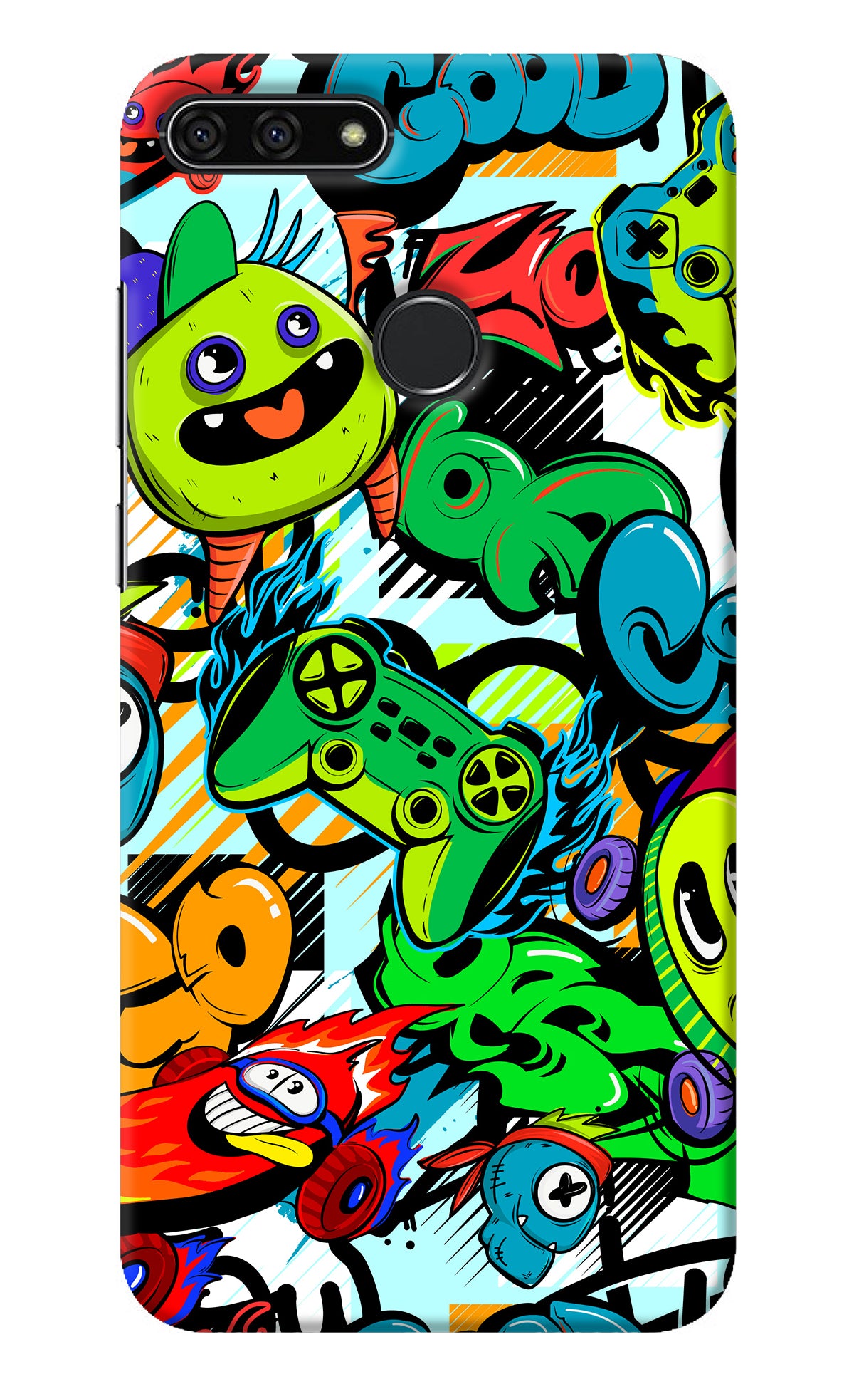 Game Doodle Honor 7A Back Cover