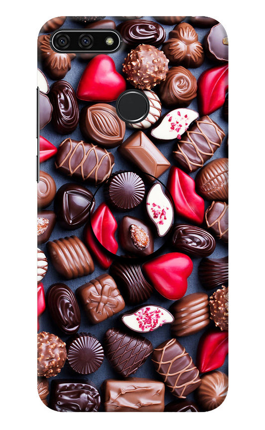 Chocolates Honor 7A Pop Case