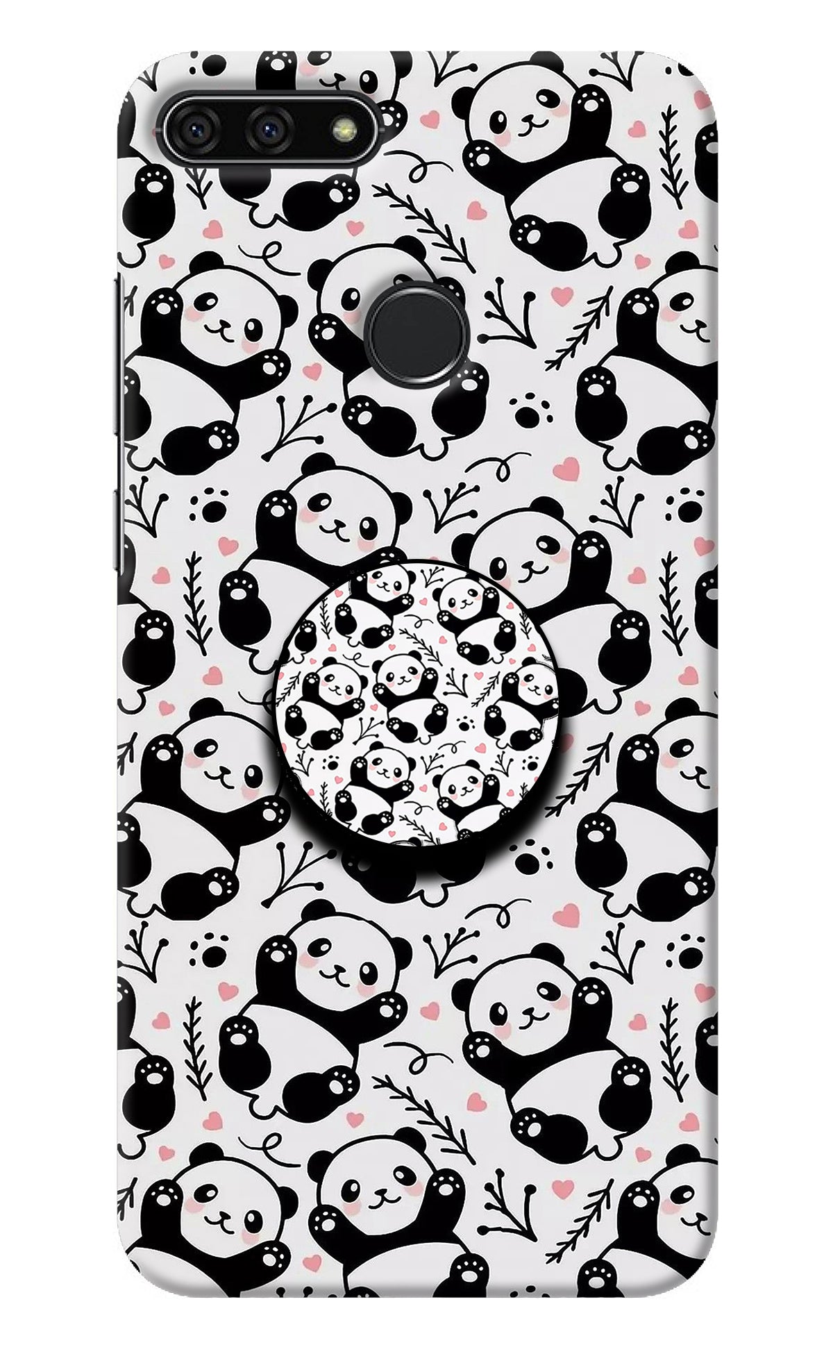 Cute Panda Honor 7A Pop Case