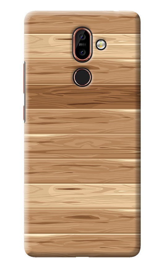 Wooden Vector Nokia 7 Plus Back Cover