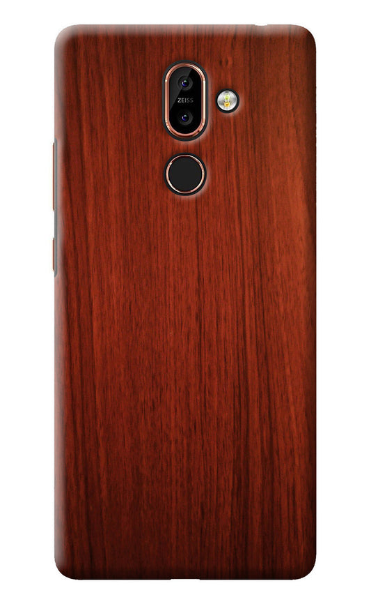 Wooden Plain Pattern Nokia 7 Plus Back Cover