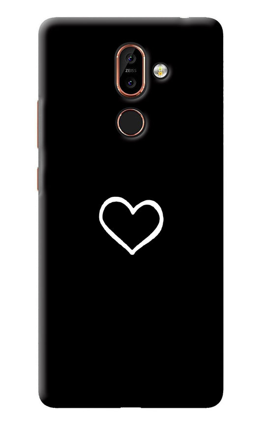 Heart Nokia 7 Plus Back Cover