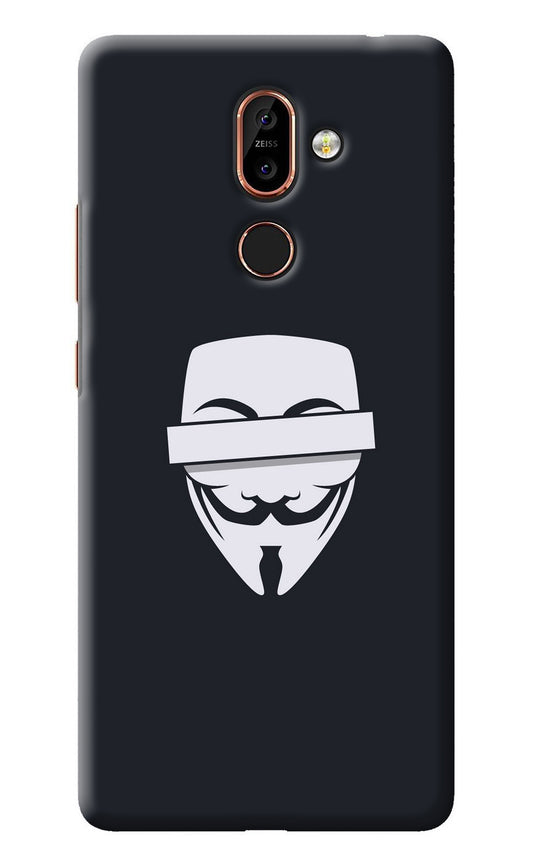 Anonymous Face Nokia 7 Plus Back Cover