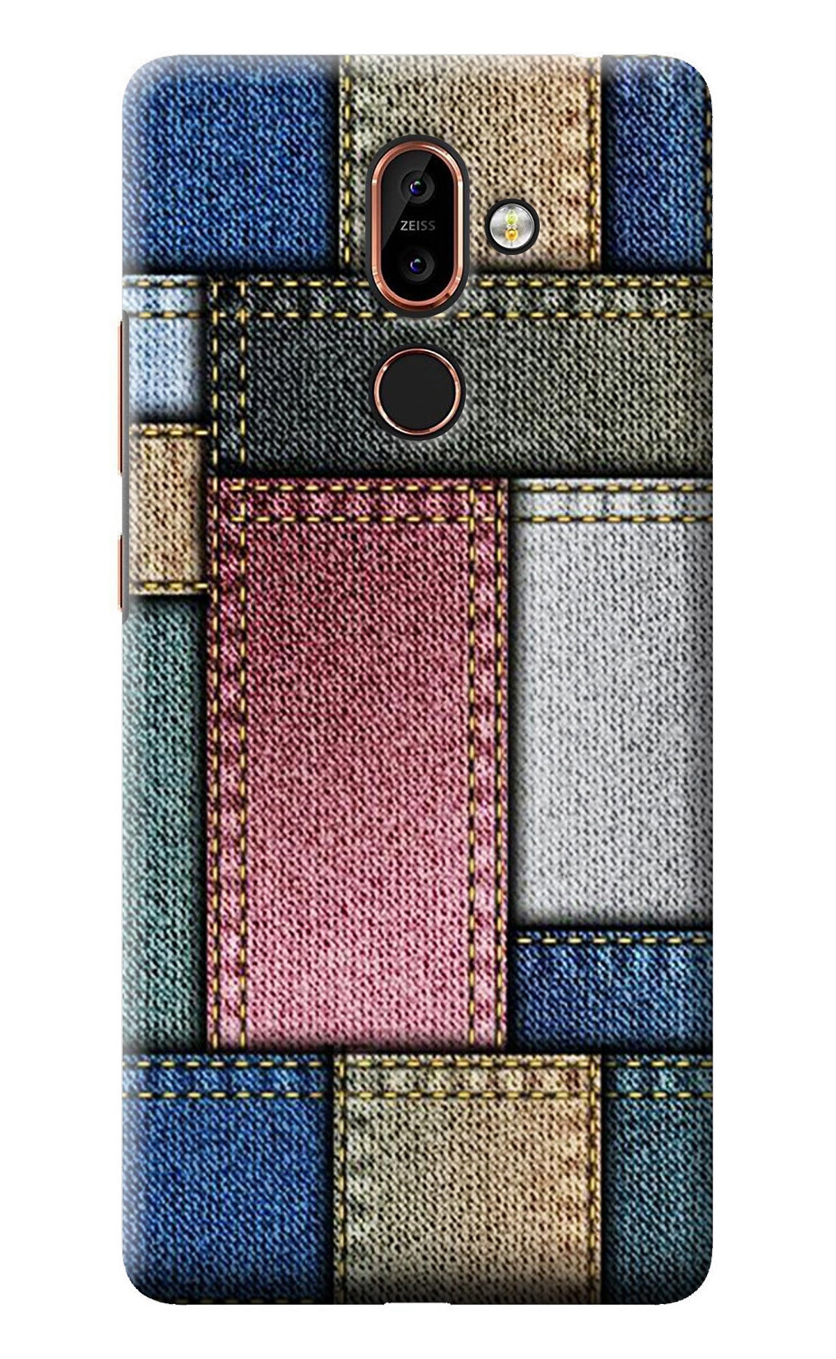 Multicolor Jeans Nokia 7 Plus Back Cover