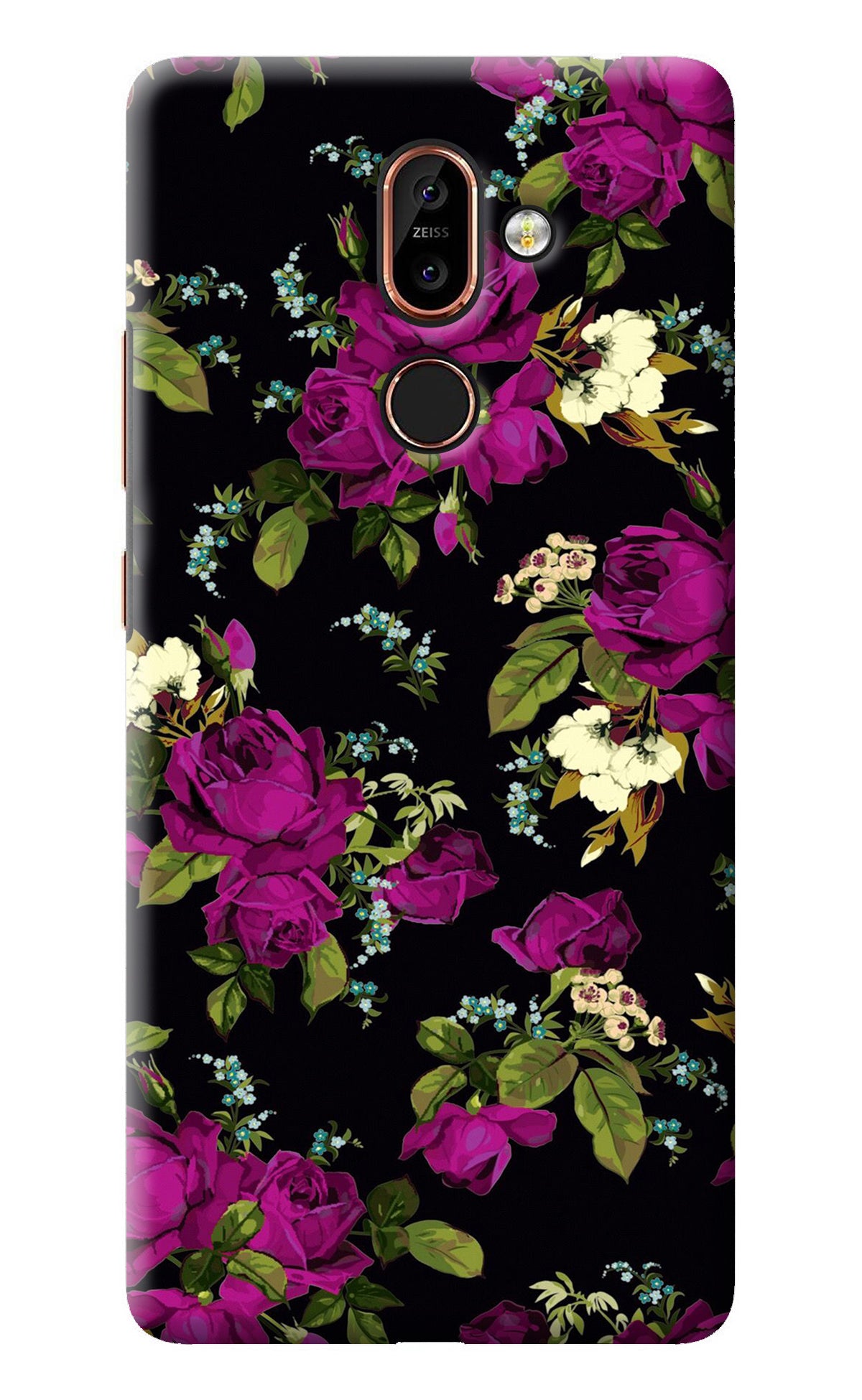 Flowers Nokia 7 Plus Back Cover