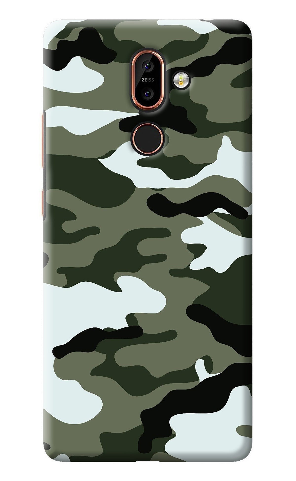 Camouflage Nokia 7 Plus Back Cover