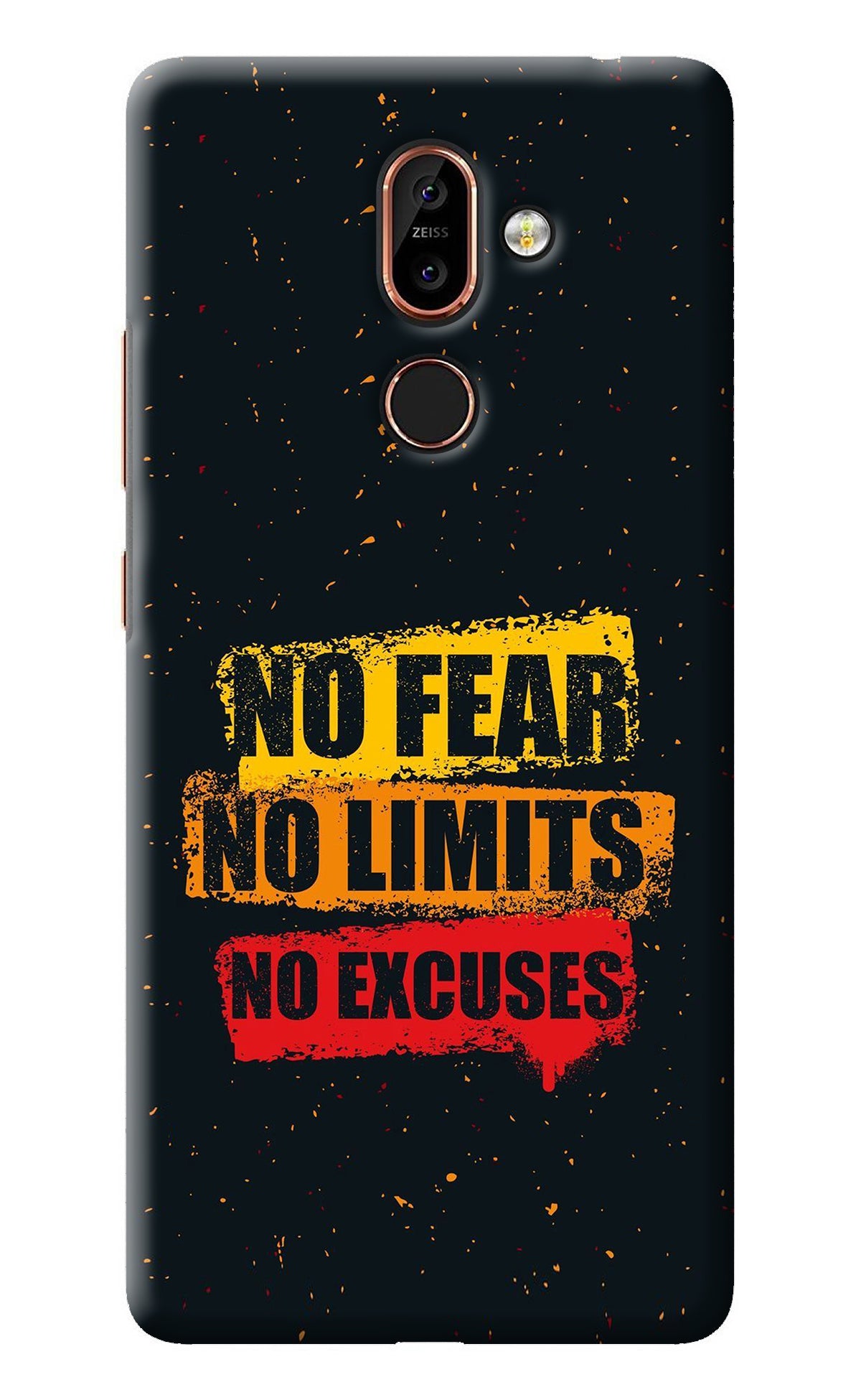 No Fear No Limits No Excuse Nokia 7 Plus Back Cover