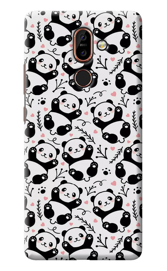 Cute Panda Nokia 7 Plus Back Cover