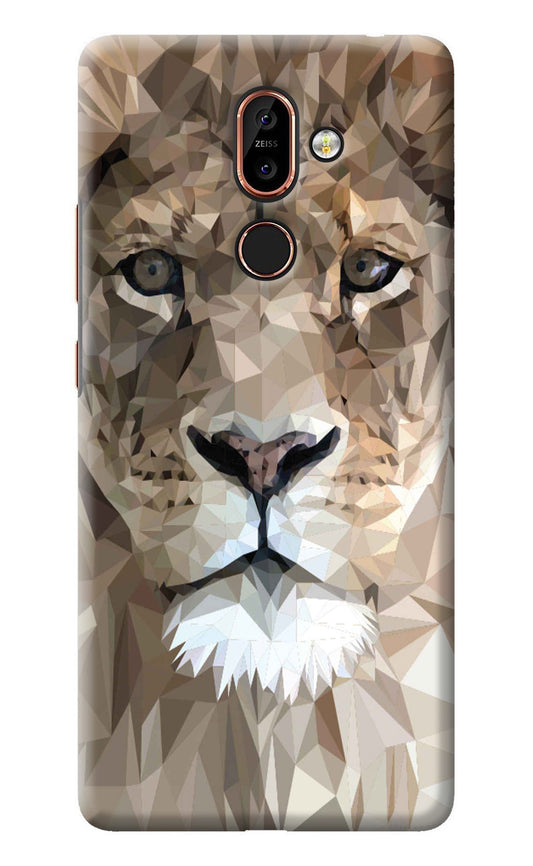 Lion Art Nokia 7 Plus Back Cover