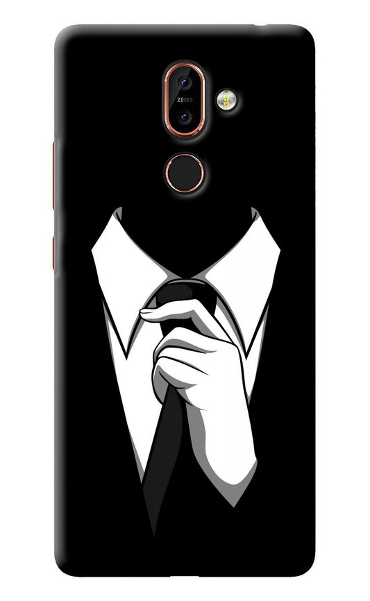 Black Tie Nokia 7 Plus Back Cover