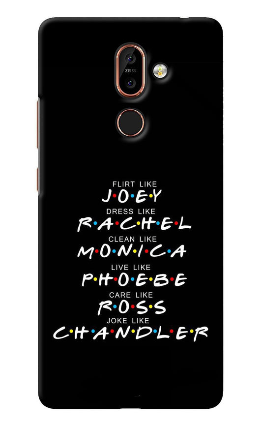FRIENDS Character Nokia 7 Plus Back Cover